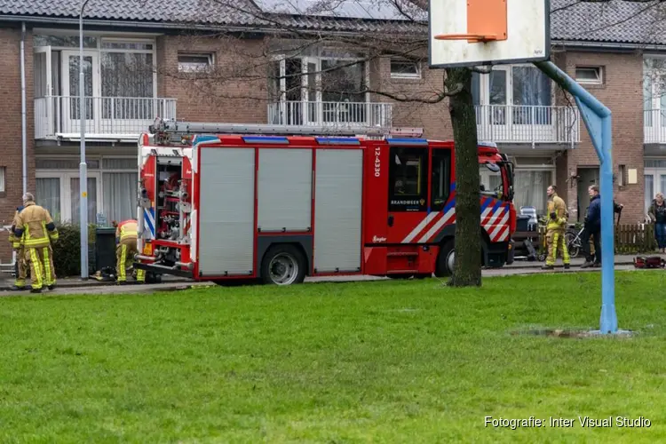 Benedenwoning uitgebrand in Rijsenhout