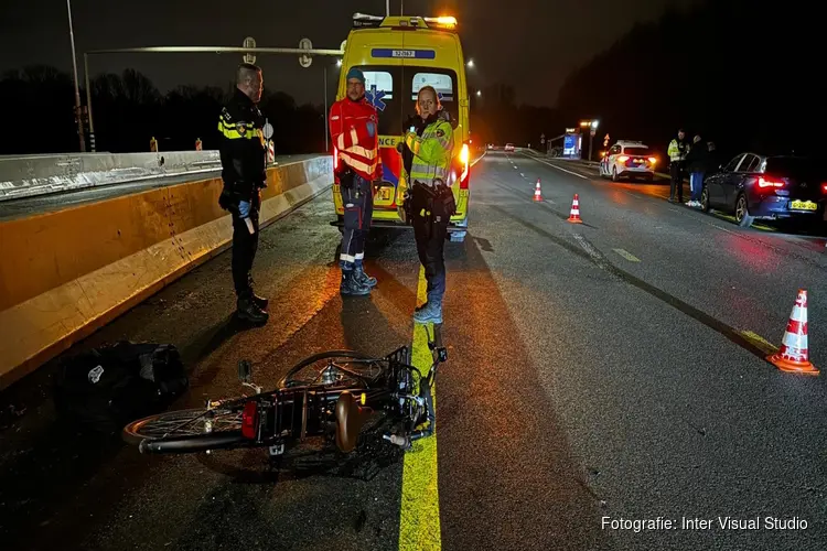 Fietser gewond bij aanrijding in Cruquius