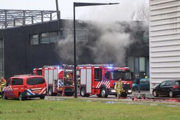 Brand in bedrijfspand in Hoofddorp