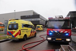 Brand in bedrijfspand in Hoofddorp