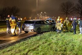 Frontale aanrijding in Nieuw-Vennep