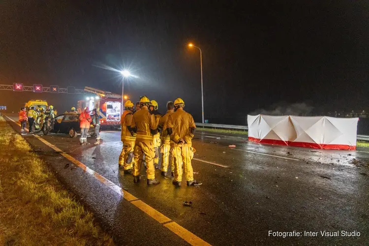 Dodelijk verkeersongeval Weteringbrug A4