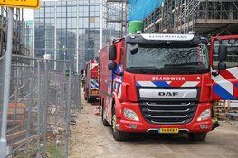 Brand op bouwterrein in Hoofddorp