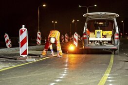 Herstelwerkzaamheden wegmarkering Cruquiusbrug 8 maart 2024
