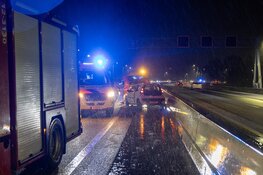 Spekglad: ongevallen door hagel op de A9 en A5