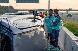 Automobilist gewond bij ongeval op de A4 bij Nieuw-Vennep