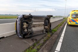 Automobilist gewond bij ongeval op de A4 bij Nieuw-Vennep