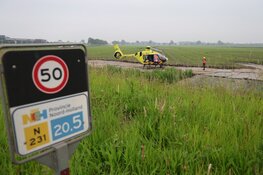 Gewonde bij botsing tegen paal in Aalsmeer