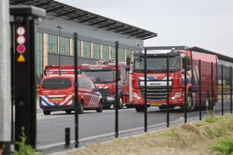 Brand bij bedrijf aan Barnsteen in Hoofddorp