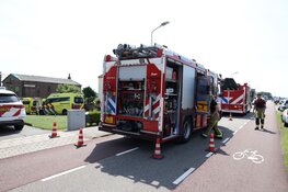 Man gewond bij sloopwerkzaamheden in Lisserbroek
