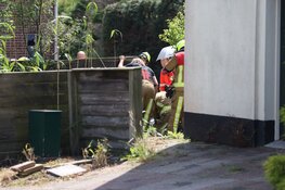 Man gewond bij sloopwerkzaamheden in Lisserbroek