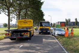 Meerdere auto's beschadigd bij ongeval in Cruquius