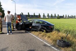 Meerdere auto's beschadigd bij ongeval in Cruquius