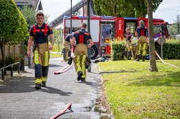 Brand in schuur, droger vermoedelijk de oorzaak Lauwers Hoofddorp