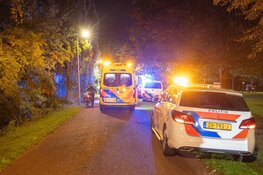 Fietser te water gereden in Hoofddorp