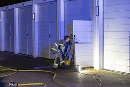 Brand in boxruimte aan de Mijnsherenweg Kudelstaart