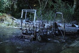 Canta in brand in Badhoevedorp