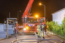Vlammen op dakterras in Schiphol-Rijk