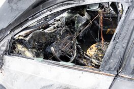 Taxiauto vliegt in brand tijdens het rijden in Zwanenburg