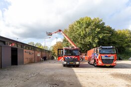 Brand bij manege in Hoofddorp