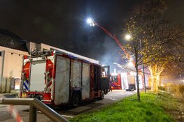 Grote brand aan Hoofdweg in Hoofddorp