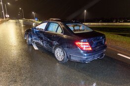 Enorme schade bij aanrijding in Lijnden