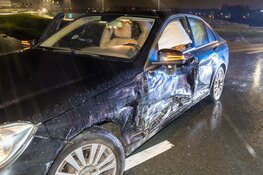 Enorme schade bij aanrijding in Lijnden