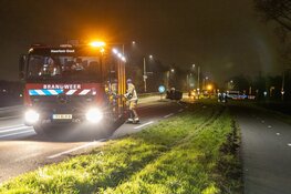 Bestuurder kiest hazenpad na ongeval in Vijfhuizen