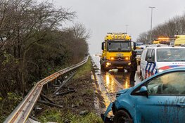 Ongeluk op A200 bij Halfweg