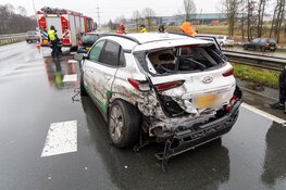 Ongeluk op A200 bij Halfweg