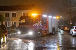Aanhanger vat vlam in Nieuw-Vennep