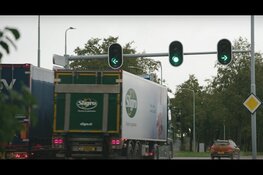 Proef zorgt dat vrachtwagens vaker door kunnen rijden bij verkeerslicht