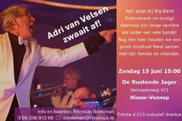Afscheidsconcert dirigent Adri van Velsen in Nieuw-Vennep