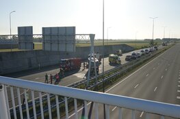 Ernstig ongeluk op A9 bij Badhoevedorp: Één dode en meedere gewonden