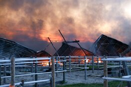 Flinke rookwolken boven Aalsmeer na grote brand in caravanopslag