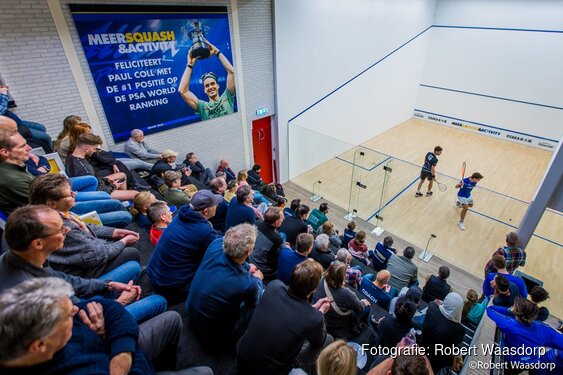 Nipte nederlaag voor mannen 'MeerSquash