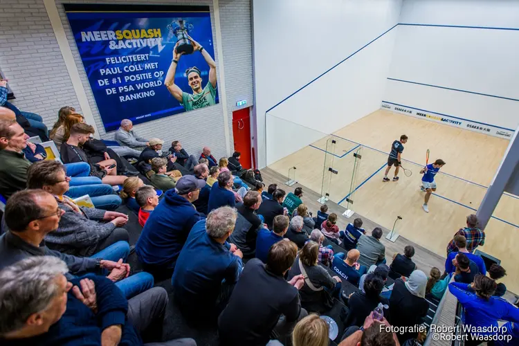 Nipte nederlaag voor mannen 'MeerSquash