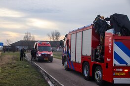 Automobilist belandt in sloot naast A5