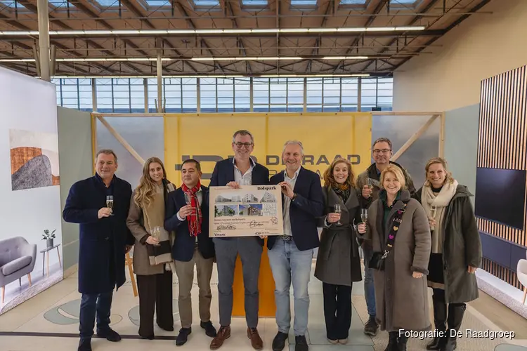 De Raad Bouwontwikkeling en Ymere slaan handen ineen voor de eerste 117 sociale huurwoningen in Bolspark (Nieuw-Vennep)