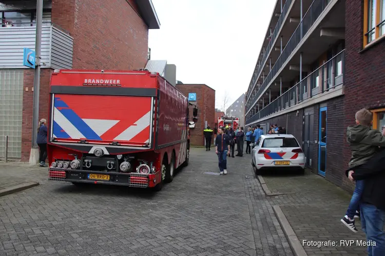 Supermarkt ontruimd na brand in magazijn