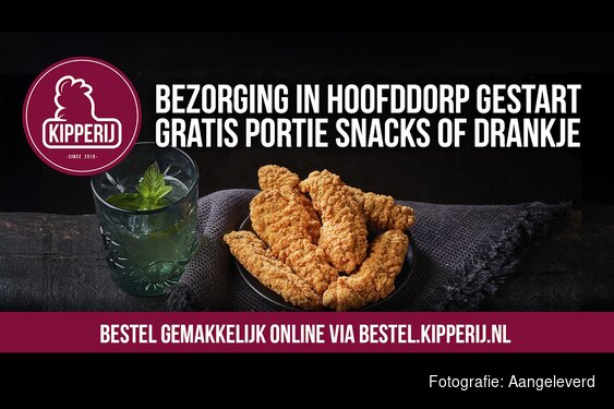 Gratis snack bij start bezorgservice Kipperij Hoofddorp