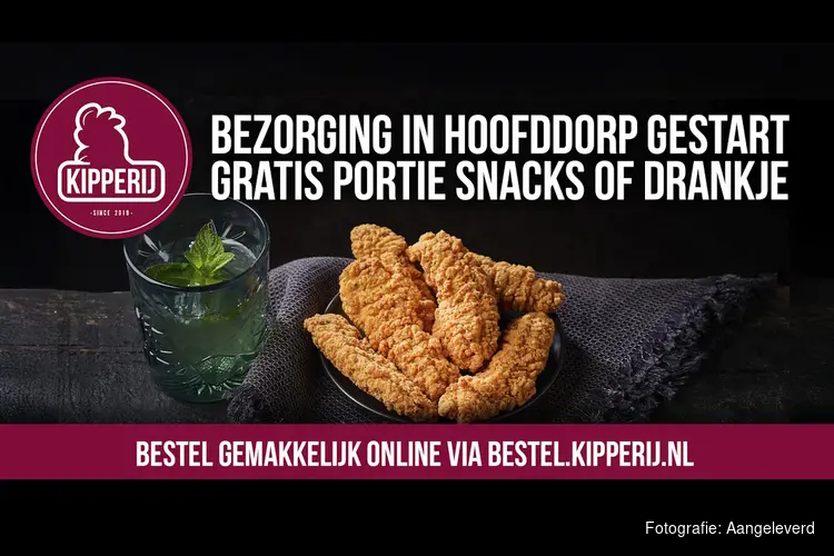 Gratis snack bij start bezorgservice Kipperij Hoofddorp