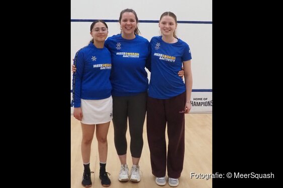 'MeerSquash eindigt het seizoen met nederlaag in dameseredivisie
