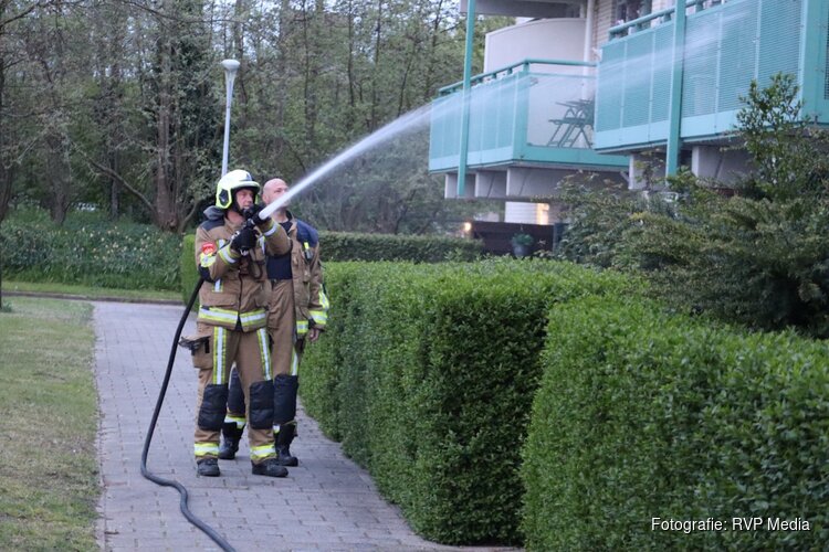 Brand op balkon van appartementencomplex in Hoofddorp