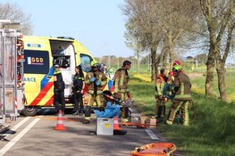 Persoon gewond na eenzijdig ongeluk in Vijfhuizen