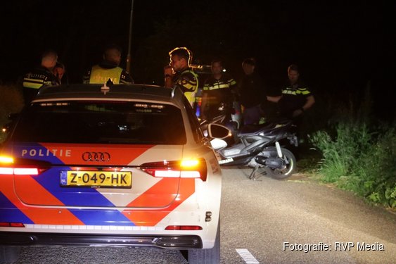 Scooterrijder aangehouden na achtervolging