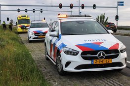 Motorrijder belandt in sloot in Lijnden