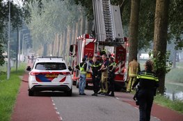 Flinke brand in pand langs N520