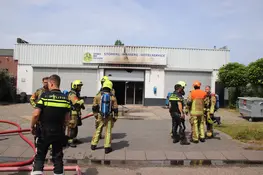 Weer brand bij wasserij in Nieuw-Vennep