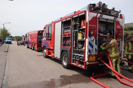 Weer brand bij wasserij in Nieuw-Vennep